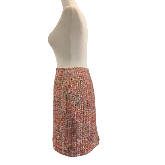 Tahari pink tweed pencil skirt - 2p NWT - Picture 2 of 13